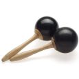 STAGG traditionelle Maracas, schwarzes Fiberglas Thumbnail 1
