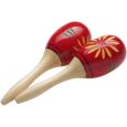 STAGG Holz-Maracas oval 26cm rot Thumbnail 1