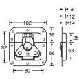Adam Hall 17295 Butter-Fly mittel in sehr flacher 9mm Ein. Thumbnail 2