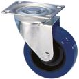 Lenkrolle 100mm ohne Feststeller Guitel Blue Wheel Thumbnail 1