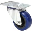 Adam Hall 372081 Lenkrolle 80mm mit blauem Rad Thumbnail 1