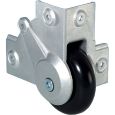 Adam Hall 37451 Einbau Eckrolle 75mm Druckguss-Gehäuse Thumbnail 1