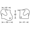 Adam Hall 41182 Kugelecke mit integrierter L-Ecke Thumbnail 2