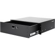 Adam Hall 87403A Rack Schublade 3 HE Alu schwarz Thumbnail 2