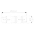 NEUTRIK Adapter XLR fem./XLR fem. NA 3 FF Thumbnail 2