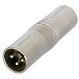 NEUTRIK Adapter XLR male/XLR male NA 3 MM Thumbnail 1