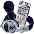 Olympus LS-11 PCM Recorder inkl.  Mikrofon und Kopfhörer Thumbnail 1