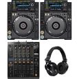 Pioneer DJ-Komplettset inkl. 2x CDJ-2000 NXS,  DJM-900 NXS und Kopfhörer Thumbnail 1