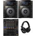 Pioneer CDJ 900 NXS + DJM 850K + HDJ 1500 DJ Set Thumbnail 1