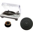 Audio Technica AT-LP120 USB HC + Stabilizer + Matte Set Thumbnail 1