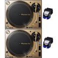 Pioneer 2x PLX-1000-N GOLD inkl. 2x PC-X10 TA Set Thumbnail 1
