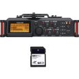 Tascam DR-70D Recorder + 64 GB SD XC Card Thumbnail 1