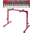 Clavia Nord Stage 2 EX Compact + K&M 18810 MK2 Red Bundle Thumbnail 1
