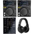 Pioneer XDJ-700 + DJM-350 + HDJ 1500 K Set Thumbnail 1
