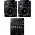 Pioneer DJ CDJ-2000 NXS2 Doppelpack + DJM-900 NXS2 DJ Set Thumbnail 1