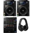 Pioneer DJ CDJ-2000 NXS2 Doppelpack + DJM-900 NXS2 + HDJ 1500 DJ Set Thumbnail 1