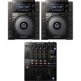 Pioneer DJ CDJ 900 NXS Doppelpack + DJM-900 NXS2 DJ Set