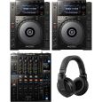 Pioneer DJ CDJ 900 NXS Doppelpack + DJM-900 NXS2 + HDJ 1500 DJ Set Thumbnail 1