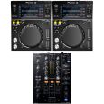 Pioneer DJ XDJ-700 Doppelpack + DJM-450 DJ Set