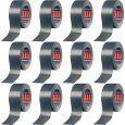 tesa 4610 Gaffa Tape Duct Tape BASIC 50mm silber-matt 50m | 12er Pack Thumbnail 1