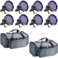 Cameo FLAT PAR CAN RGB 10 8er Set + Taschen Thumbnail 1