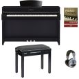 Yamaha CLP-635 PE Schwarz Hochglanz Digitalpiano Set Thumbnail 1