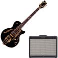 Duesenberg Starplayer TV Custom Black + Fender Hot Rod Deluxe III Thumbnail 1