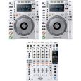Pioneer CDJ-2000 NXS2 W Doppelpack + DJM-900 NXS2 W DJ Set Thumbnail 1