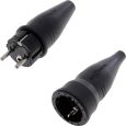 ABL Sursum Schukostecker + Schukokupplung aus Gummi Thumbnail 1