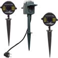Laserworld Laser GS-60 G move 2er Set + Gartensteckdose mit Zeitschaltuhr Thumbnail 1