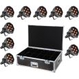 Cameo FLAT PAR CAN TRI 3Watt IR - 7x3W TRI Colour + Hardcase Set Thumbnail 1