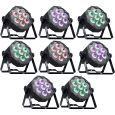 Varytec LED Pad 7 RGBWA 7x10W 8er SET Thumbnail 1