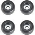 Gummifuß 25 x 11 mm, schwarz 4er Set Thumbnail 1