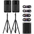 RCF SUB 705-AS II + 2x  ART 315 A MK IV + Stative + Kabel Set Thumbnail 1