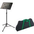 K&M 11965 Orchesternotenpult mit Tablet-Aufnahme + Tragetasche Thumbnail 1
