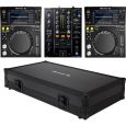 Pioneer DJ XDJ-700 2er + DJM-450 + FLT-450SYS Flightcase Thumbnail 1