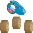 tesa Handabroller Pack'n'Go + 3x tesa ecoLogo Papier Packband SET Thumbnail 1