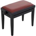 STAGG Klavierbank PB45 BK M schwarz matt Vinyl Weinrot Thumbnail 1