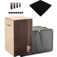 Schlagwerk CP408 Cajon 2inOne Dark Oak + Tasche + Sitzpad + MultiClap Thumbnail 1