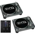 Mixars CUT DJ Mixer MKII + 2x Synq XTRM-1 Plattenspieler SET Thumbnail 1