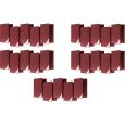 STAR 662-1-R Notenmappe A4 22 x 31 elegantes Kunstleder rot 25er Set Thumbnail 1