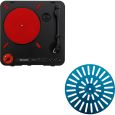 Numark PT 01 USB Scratch + blau Alu SolidCutz Plattenteller Bundle Thumbnail 1