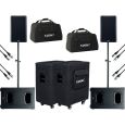 QSC K 10.2 Paar + 2x KS 212 C + Cover + Distanzrohr + Kabel SET Thumbnail 1