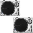 Audio Technica Plattenspieler AT-LP140XP silber Doppelpack Thumbnail 1