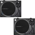 Audio Technica Plattenspieler AT-LP140XP schwarz Doppelpack Thumbnail 1