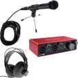 Focusrite Scarlett 2i2 3rd Gen Podcast Set Thumbnail 1