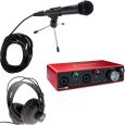 Focusrite Scarlett 4i4 3rd Gen Podcast Set Thumbnail 1