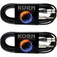 KORN Kabel Premium Mikrofonkabel XLR / Klinke 5 m Doppelpack Thumbnail 1