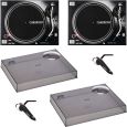 Reloop RP-7000 MK2 schwarz + Haube + System Doppelpack Thumbnail 1