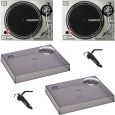 Reloop RP-7000 MK2 silber + Haube + System Doppelpack Thumbnail 1